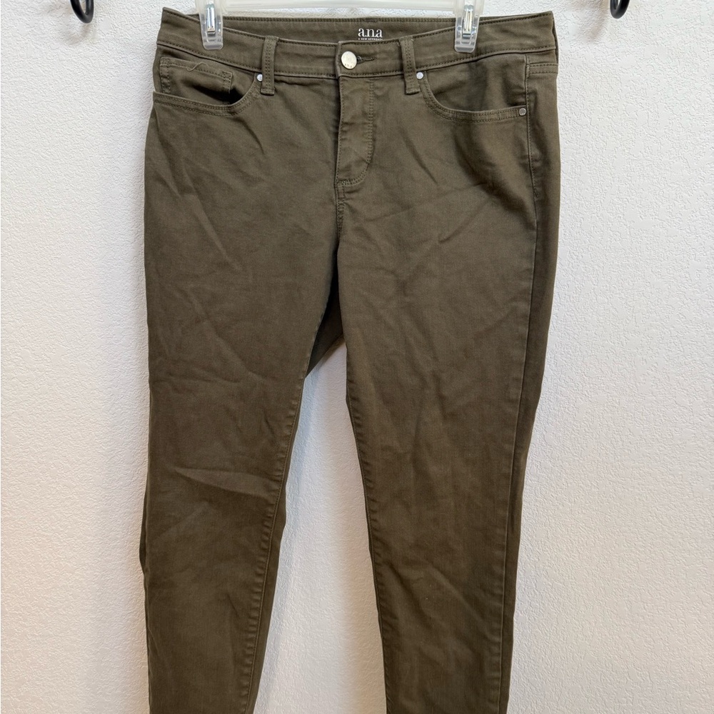 a.n.a Green Skinny Jeans Modern Fit